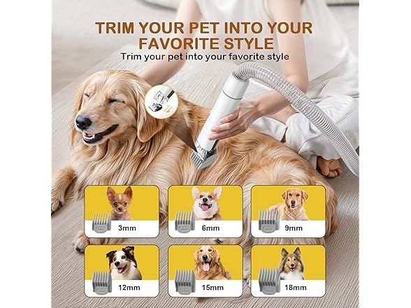 Ozumek W0056 Dog Grooming Vacuum