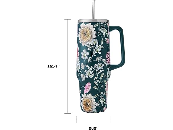 S'well 40oz Tumbler Midnight Botanical