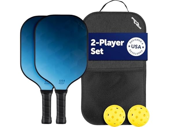 Sport Squad 2-Player Pickleball Paddle Set