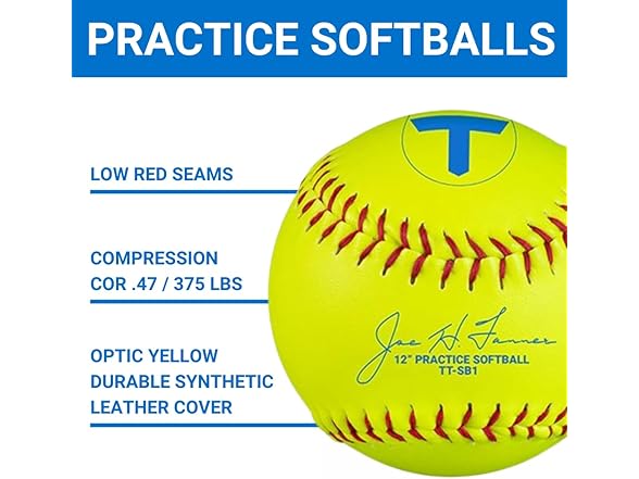 Tanner Softball Yellow (6PK)