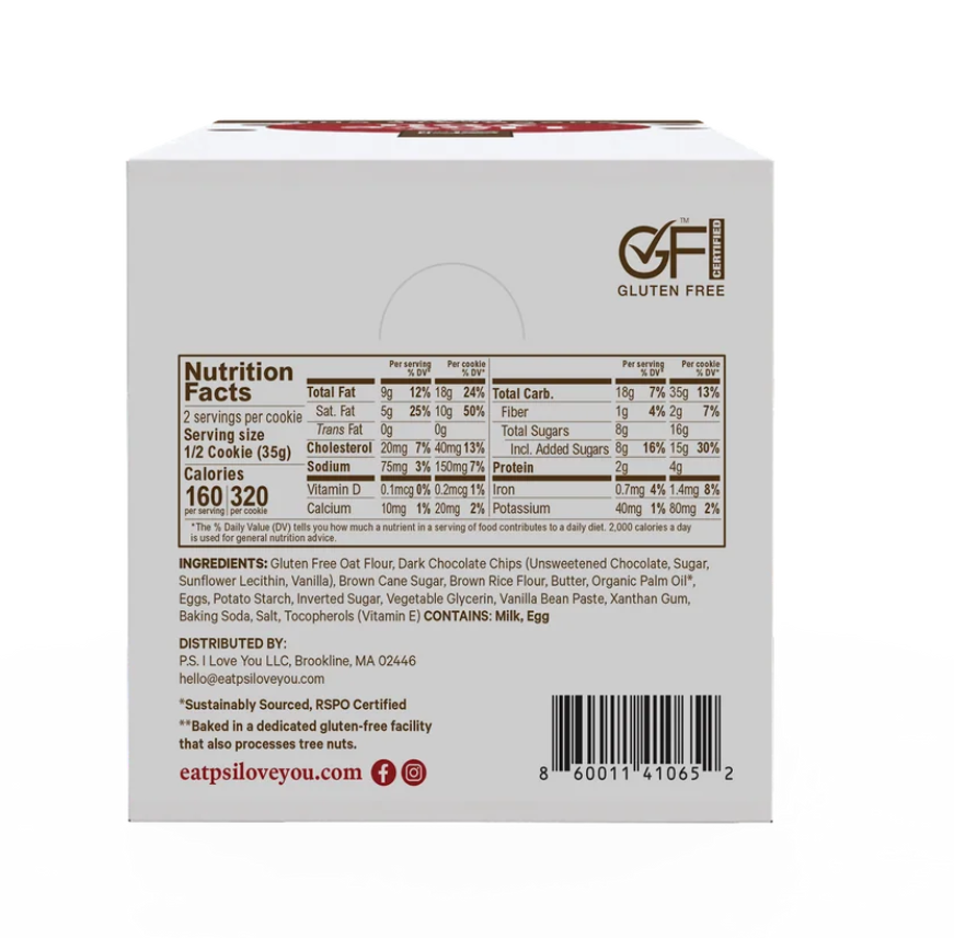 (12ct) Soft-baked Chocolate Chip Gluten-free Cookies - Gallery 10