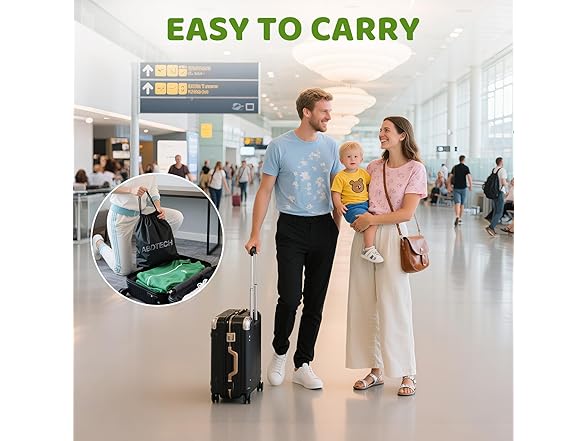 Abdtech Inflatable Toddler Airplane Bed