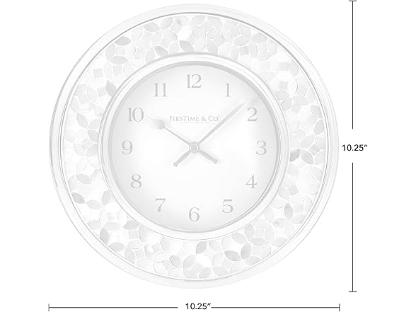 FirsTime Arabesque Mosaic Wall Clock
