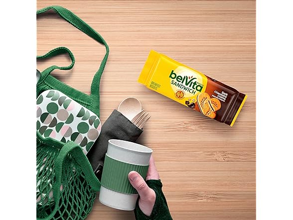 12PK belVita Breakfast Sandwich Dark Chocolate Creme