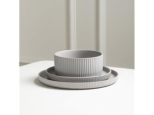 Stone Lain Haven Stoneware 12-Piece Dinnerware