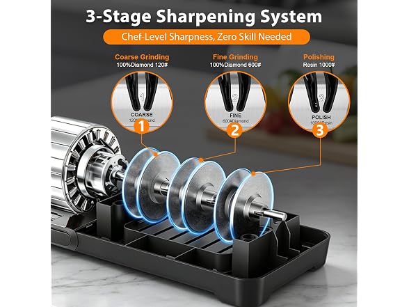 Leifod 3-Stage Knife Sharpener