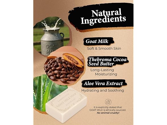 larosanna BC2718626084030 Goat milk soap