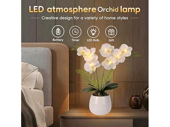 Blurati LED Lighted Artificial Flower