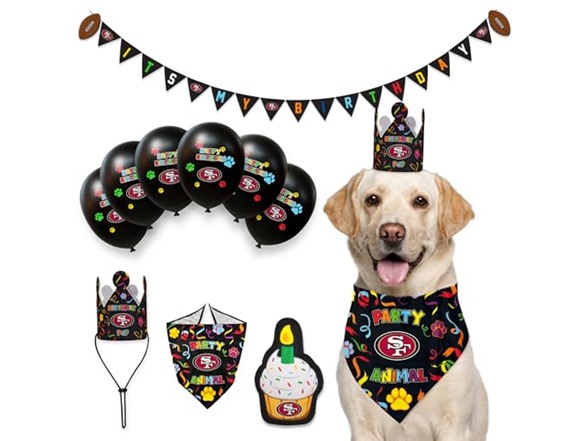 NFL Dog Birthday Party Set
