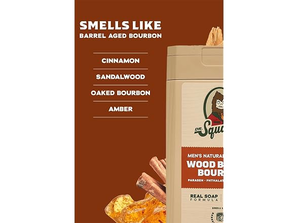 Dr. Squatch, Men's Natural Wood Barrel