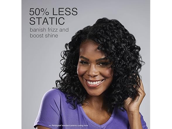Remington Anti-Static ½-Inch Clipped Curling Iron