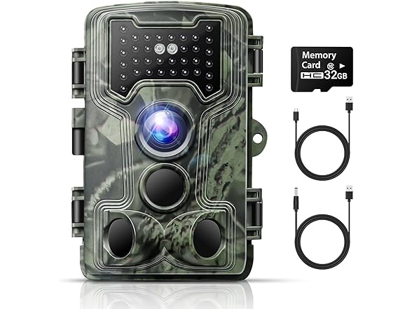 58MP Trail Camera with Night Vision
