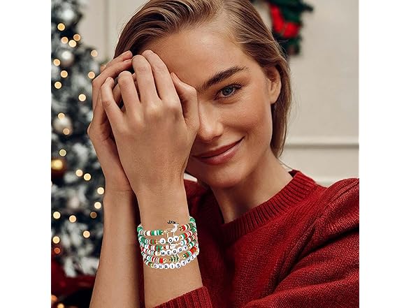 PNNY AMDA 6 Pack Christmas Bracelets