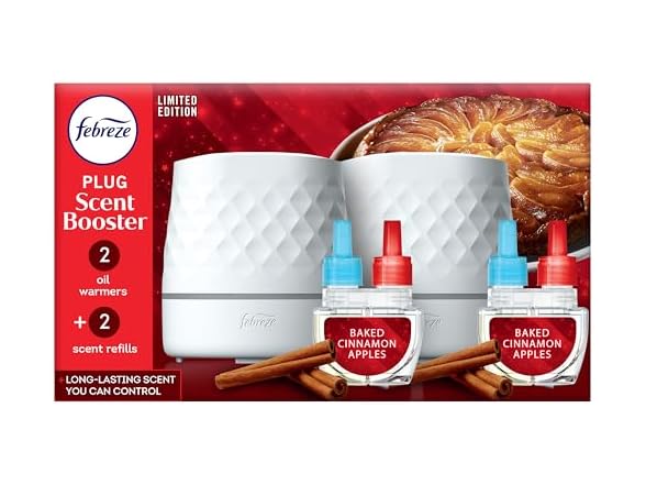 Febreze Plug Air Freshener Starter Kit Cinnamon