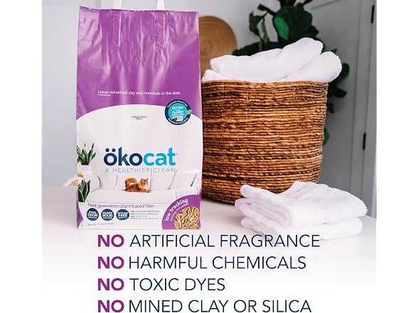 ökocat Low Tracking Natural Wood Clumping Ca
