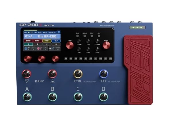 Valeton GP-200X Multi-Effects Guitar & Bass Processor Pedal
