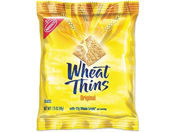 Wheat Thins Cracker 1.75 oz. bag, 72-count