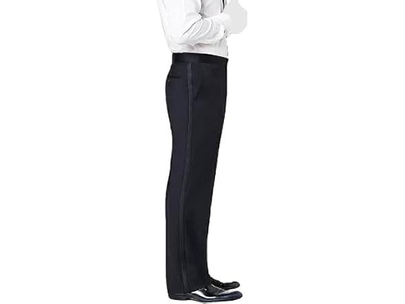 RGM Men (33W x 30L) Tuxedo Satin Side Pants