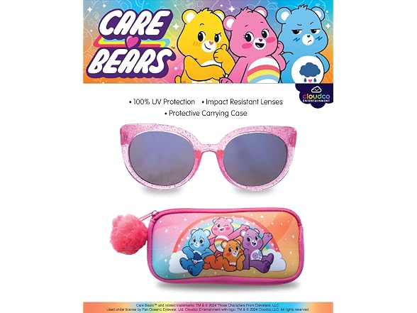 Care Bears Girls Sunglasses With Case