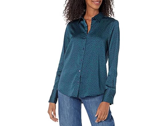 Amazon Essentials Women Regular-Fit Long Blouse