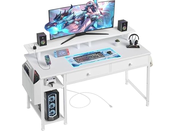 White Computer Desk