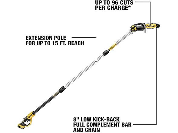 Dewalt DCPS620B DEWALT 20V MAX Cordless Pole Saw