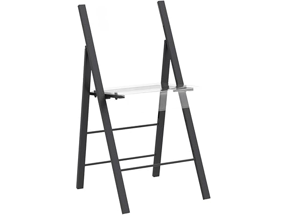 Kasper Flex Modern Acrylic Folding Chairs (2Pk)