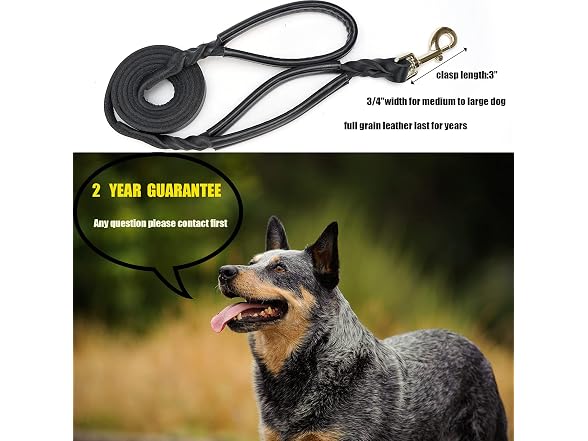 Dog Leashes for Medium Dog Leaher Dogs Leash
