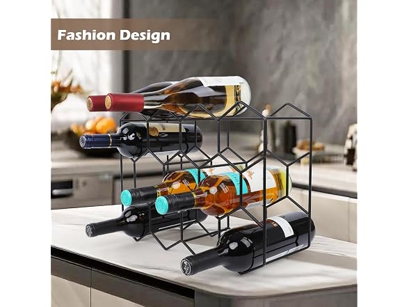 Stainless Steel Countertop Wine Bottle Holder