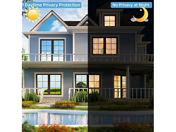 One Way Privacy Window Film Sun Blocking