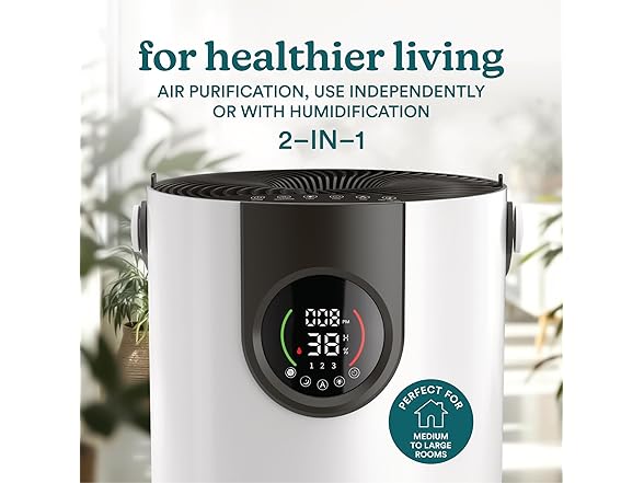Homedics 2-in-1 Air Purifier & Humidifier