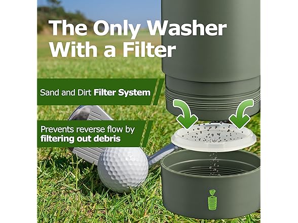 Wiz Bottle Golf Ball Cleaner Portable