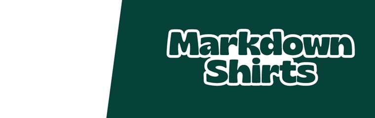 Markdown Shirts!