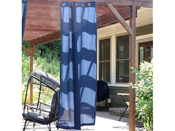 Sunnydaze Decor Curtain Panel, 52x96, Blue