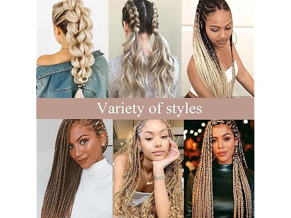 Pre-Stretched Braiding Hair 26" 6-Pack