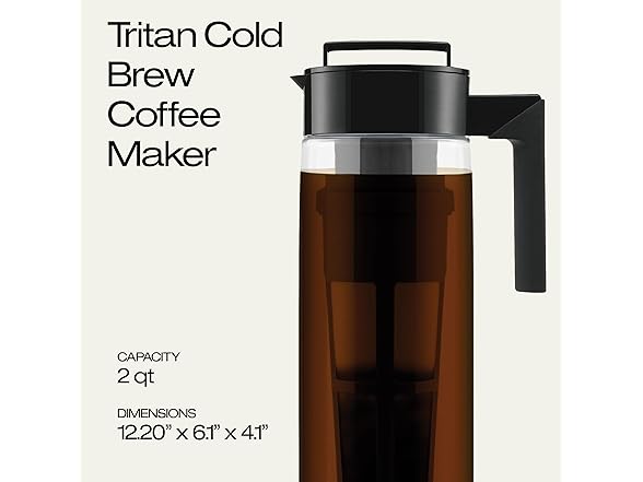 Takeya Tritan Cold Brew Coffee Maker 1Qt