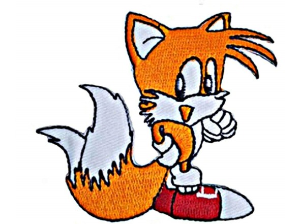 Classic Cartoon Hedgehog Tails Patch
