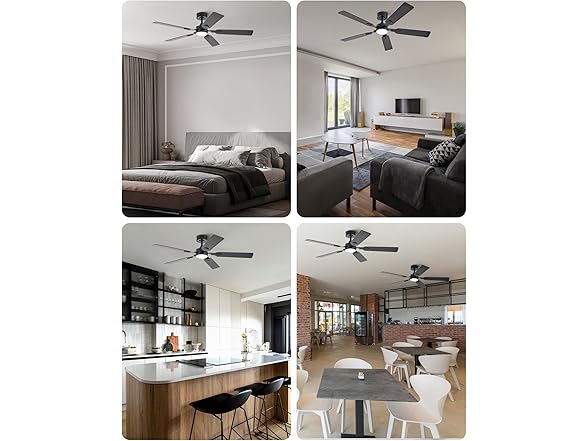 VONLUCE 52" Ceiling Fan with 5 Blades