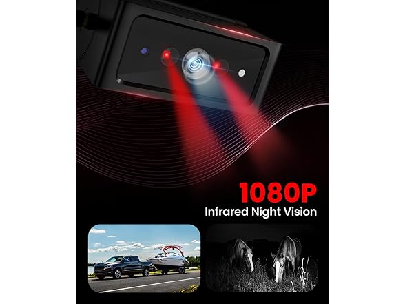 Foxpark 7" HD 1080P Magnetic Wireless Backup Camera for RVs and Trailers