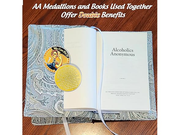 Rosie The Riveter 1 Year Sobriety Coin