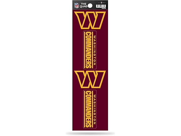 Washington Commanders Quad Decal