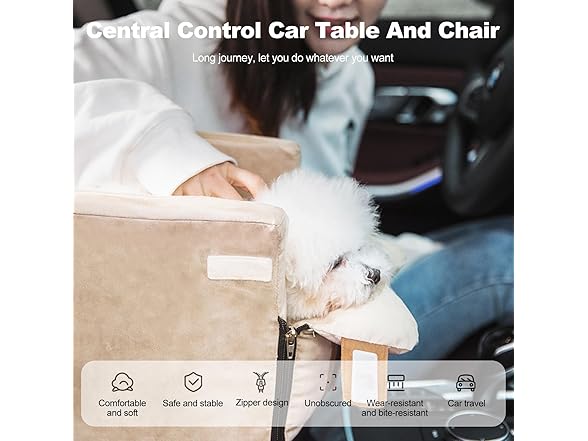 Ergocar Pets Booster Seat for Car Front Seat