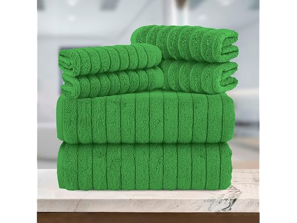 Elegant Comfort 100% Turkish Cotton 6-Pc Towel Set
