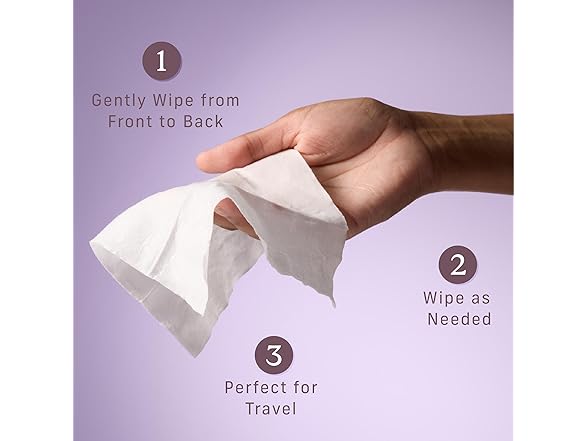 Niches and Nooks Feminine Flushable Wipes 45ct