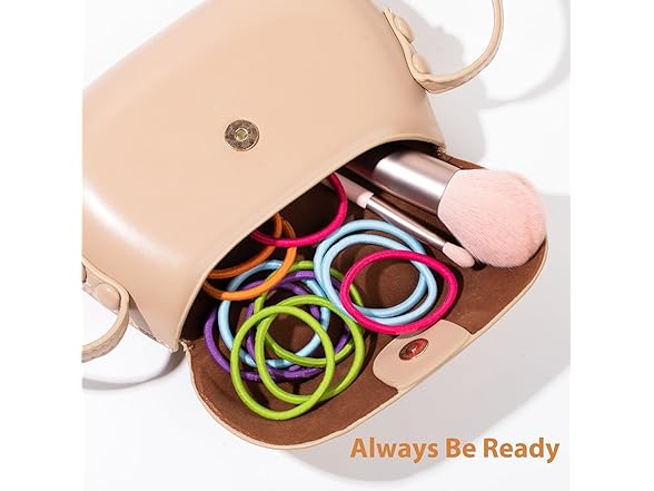 Amifiy Elastic Hair Ties, 64 Count