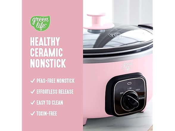 GreenLife 3.5QT Slow Cooker