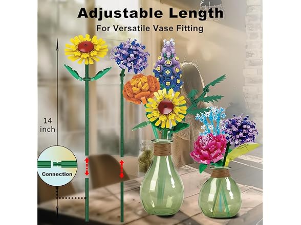 Flowers Bouquet Building Set