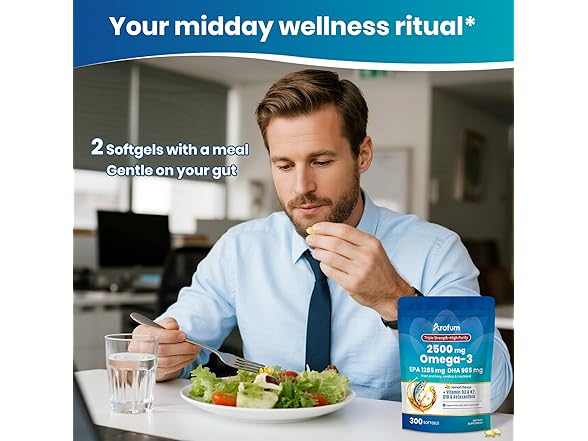 Omega 3 Fish Oil with Vitamin D3 K2