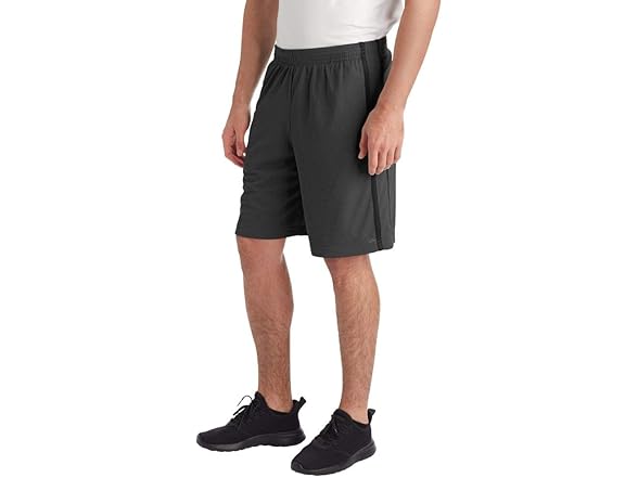 C9 Men's Grey Railroad Mesh Shorts (S)