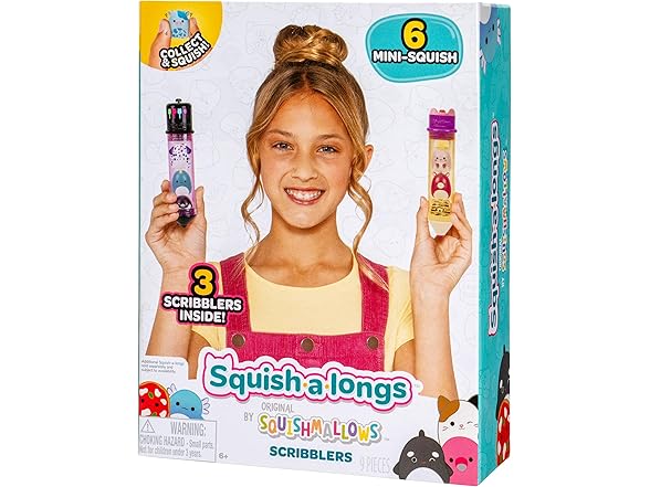 Squish-a-longs Scribblers 3-Pack